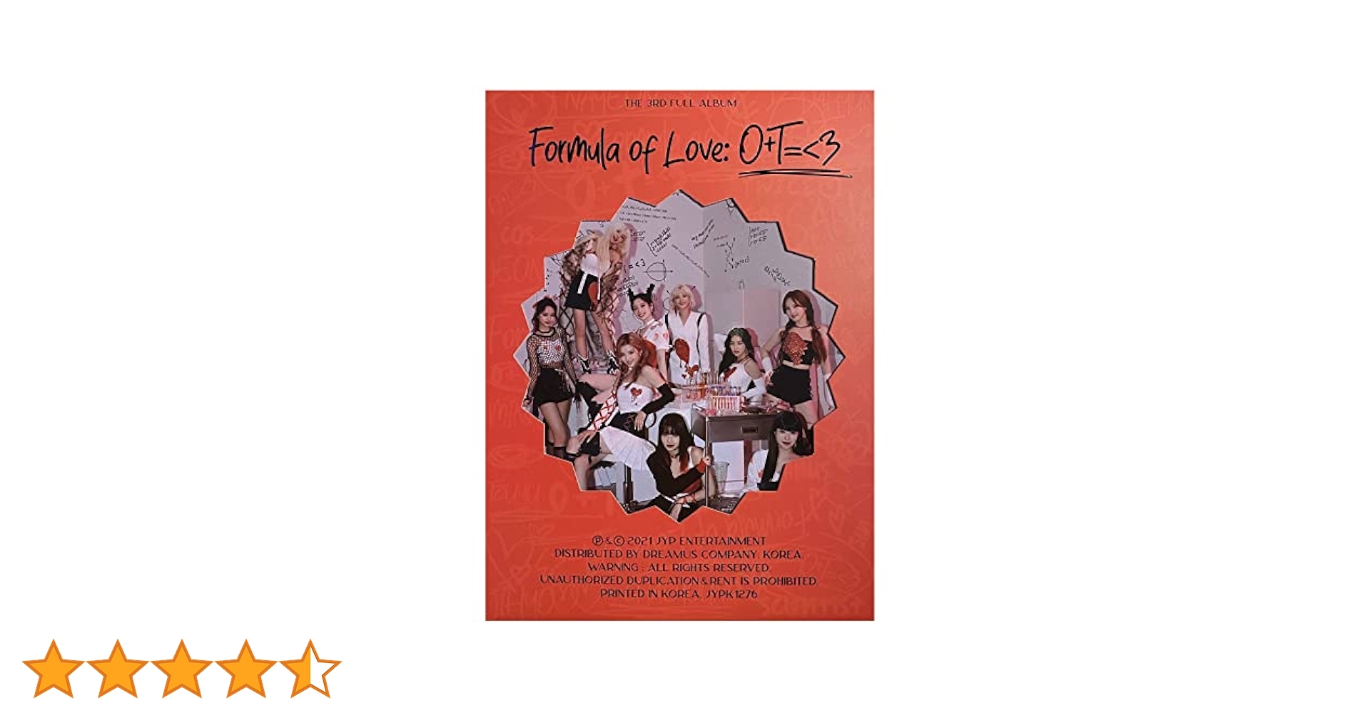 TWICE Formula of Love: O+T=<3 3rd Album Contents+Tracking